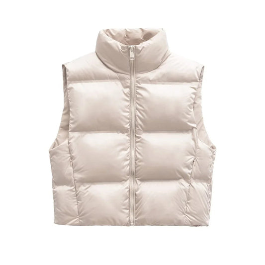 Ivy Puffer Vest | Oversized Quilted Cotton