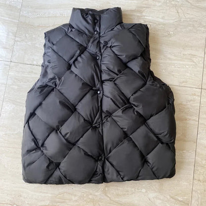 Ivy Puffer Vest | Oversized, Quilted Design