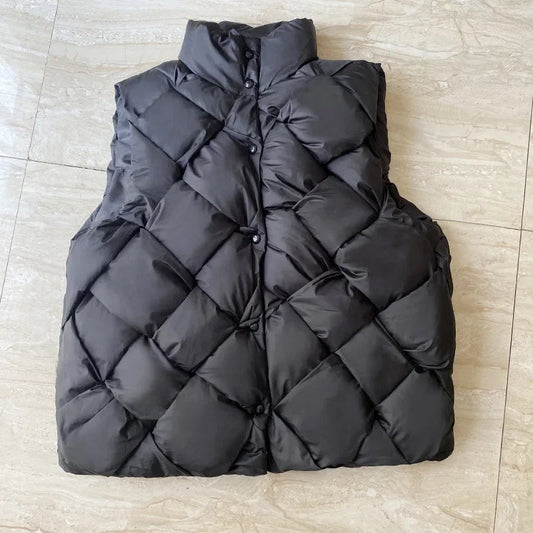 Ivy Puffer Vest | Oversized, Quilted Design