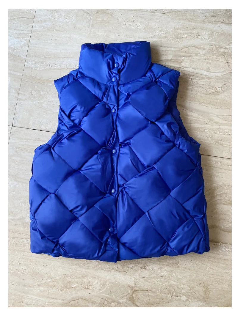 Ivy Puffer Vest | Oversized, Quilted Design