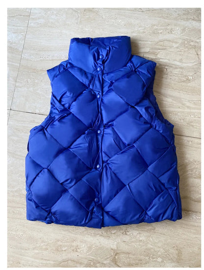 Ivy Puffer Vest | Oversized, Quilted Design