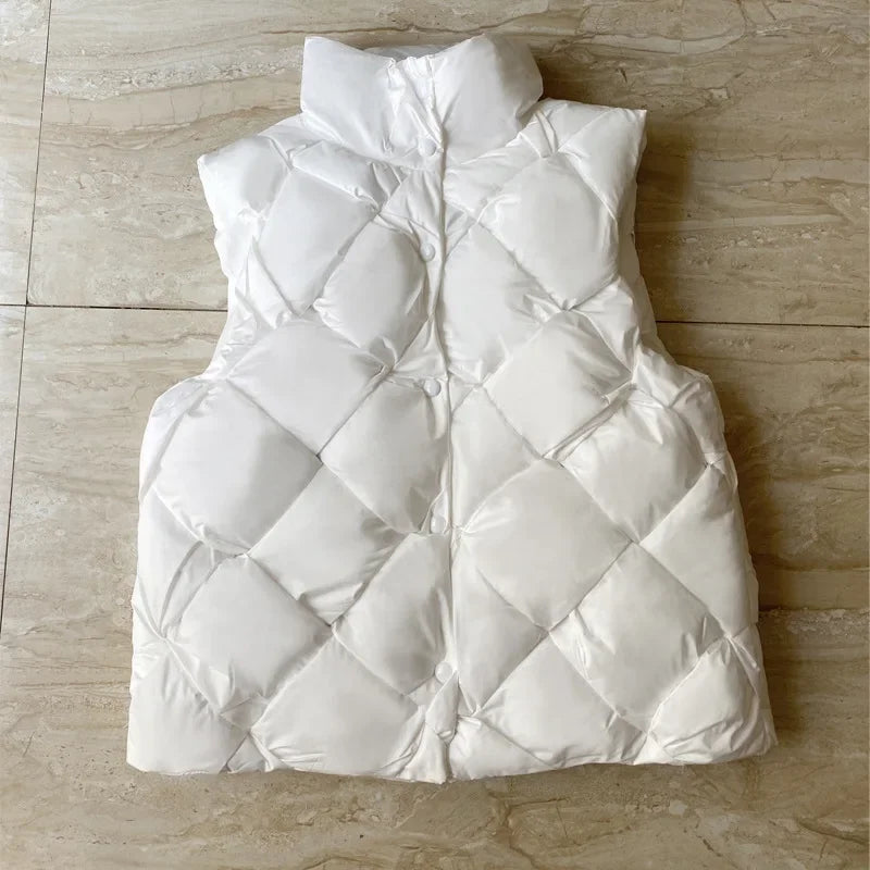 Ivy Puffer Vest | Oversized, Quilted Design