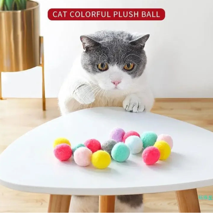 Interactive Toy for Cats with Automatic Launching and Soft Balls