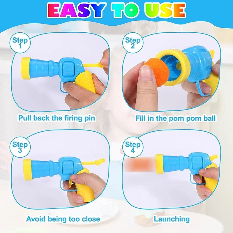 Interactive Toy for Cats with Automatic Launching and Soft Balls