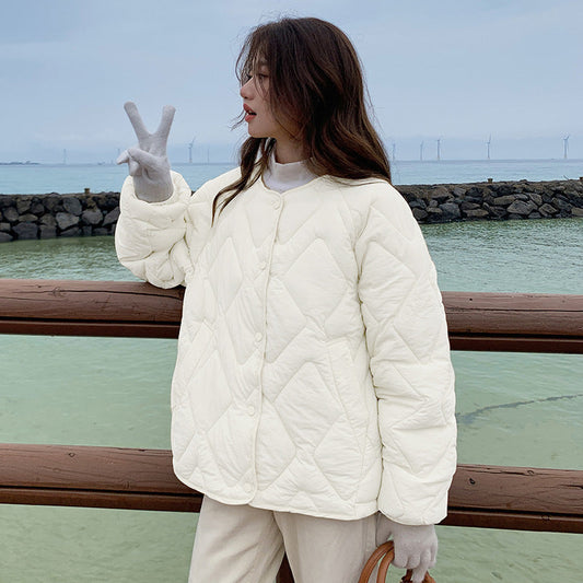 Kira Down Jacket | Boxy Short, Quilted Design