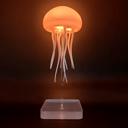 Lampe méduse à DEL avec éclairage RVB changeant de couleur et commande vocale – Ambiance apaisante pour usage intérieur