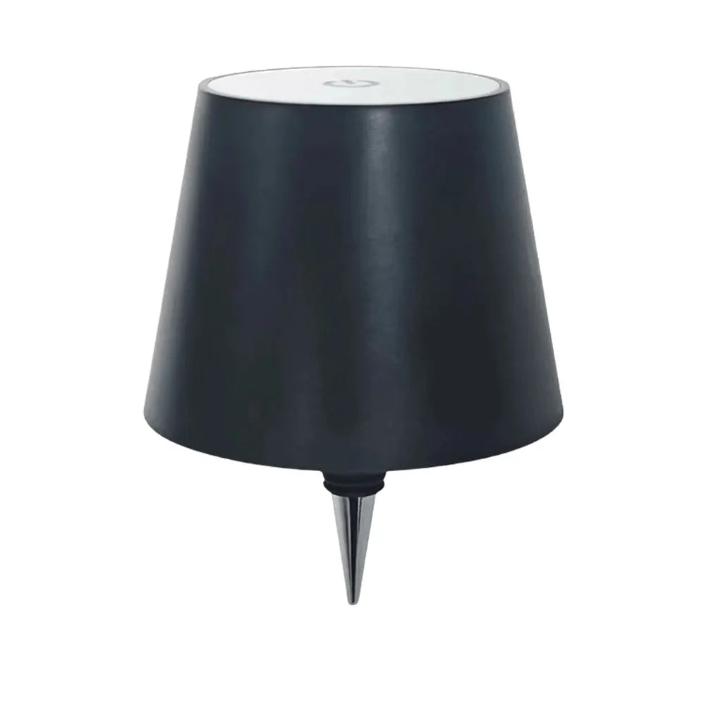 Lampe de table à DEL sans fil avec commande tactile - Lampe portable rechargeable pour dîners et fêtes, design créatif en métal