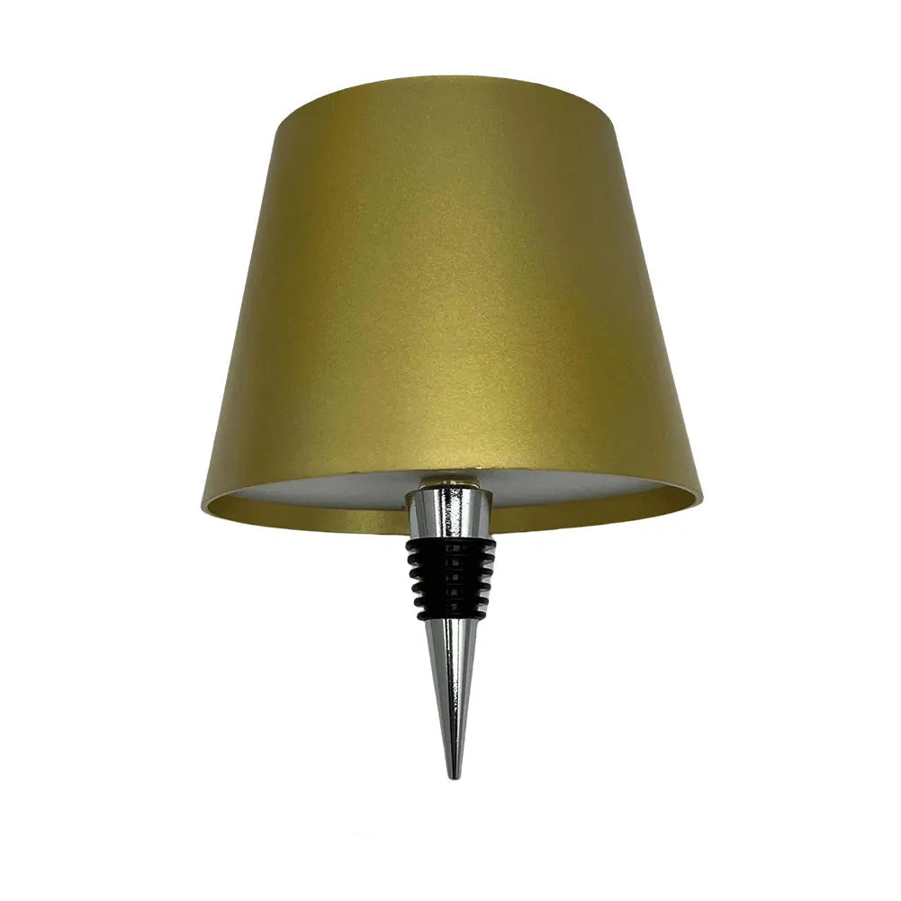 Lampe de table à DEL sans fil avec commande tactile - Lampe portable rechargeable pour dîners et fêtes, design créatif en métal