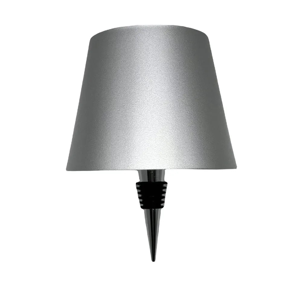 Lampe de table à DEL sans fil avec commande tactile - Lampe portable rechargeable pour dîners et fêtes, design créatif en métal