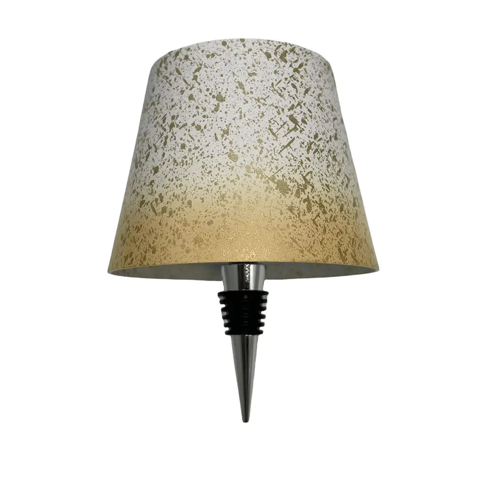 Lampe de table à DEL sans fil avec commande tactile - Lampe portable rechargeable pour dîners et fêtes, design créatif en métal