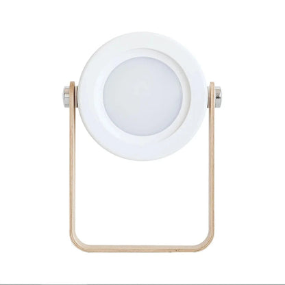 Lampe de lecture pliable à DEL avec poignée en bois – Lampe de lecture rechargeable par USB et portable