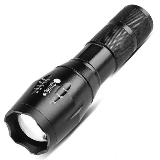 LED T6 Flashlight with Telescopic Zoom – Powerful Lighting for Outdoor Activities