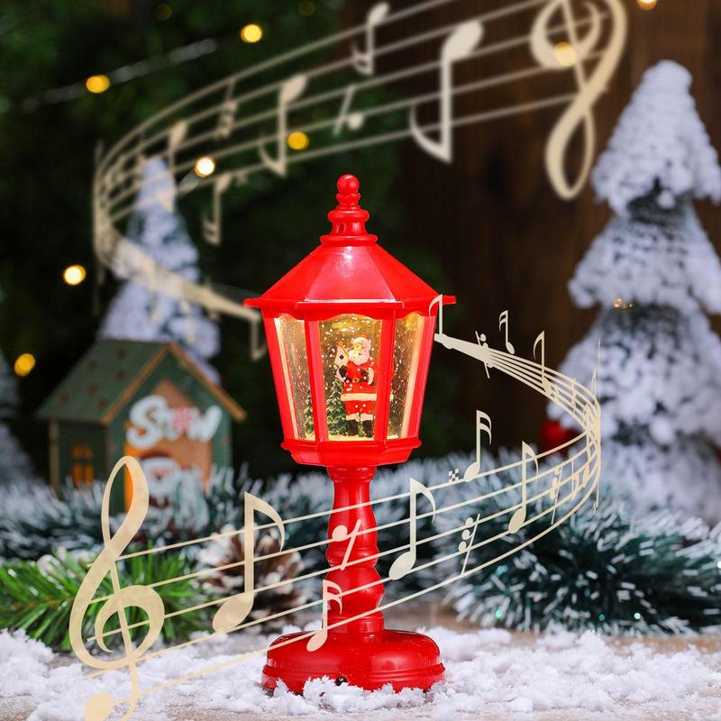 Lampes de table de Noël illuminées - Décorations en forme de Père Noël, Bonhomme de neige et Sapin de Noël