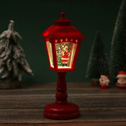 Lampes de table de Noël illuminées - Décorations en forme de Père Noël, Bonhomme de neige et Sapin de Noël