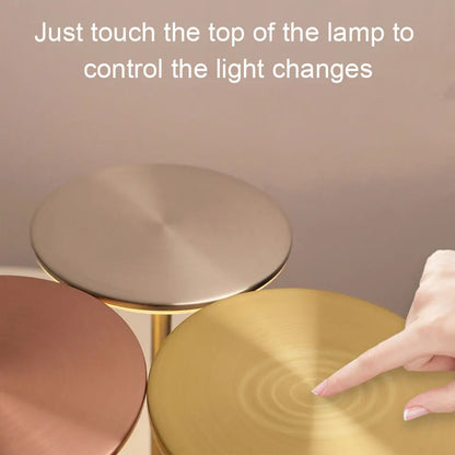 Luma Touch Lamp | USB Rechargeable, Dimmable Bedside Light