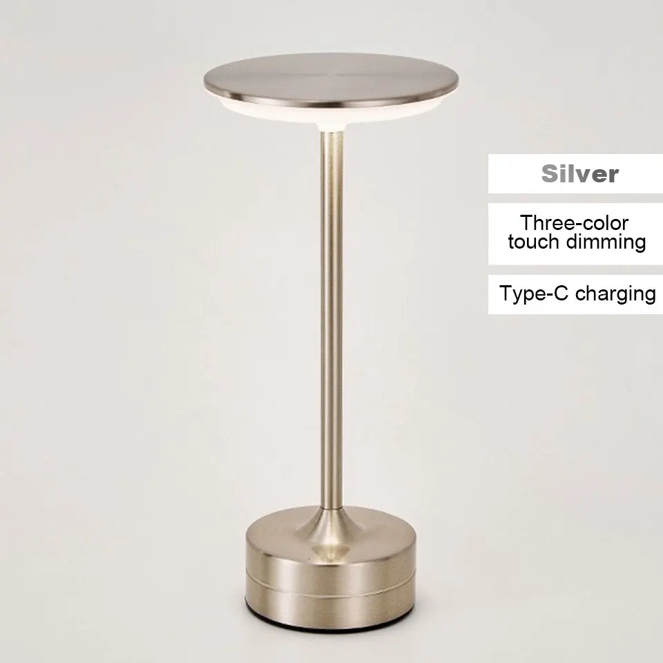 Luma Touch Lamp | USB Rechargeable, Dimmable Bedside Light