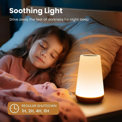 Luma Touch Lamp | USB Rechargeable, Dimmable, 13 RGB Colors