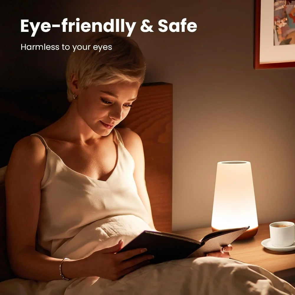 Luma Touch Lamp | USB Rechargeable, Dimmable, 13 RGB Colors