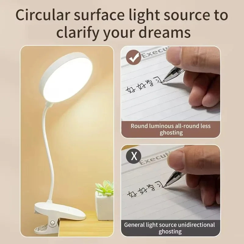 Lumo Table Lamp | USB Rechargeable, Eye Protection, Touch Control