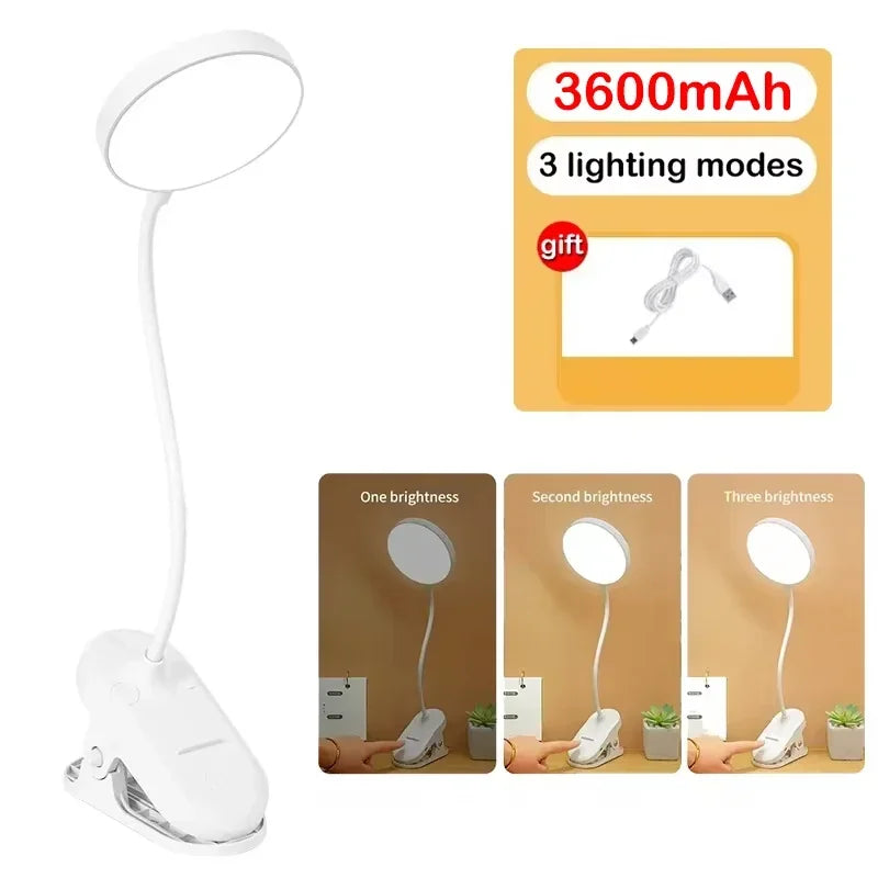 Lumo Table Lamp | USB Rechargeable, Eye Protection, Touch Control