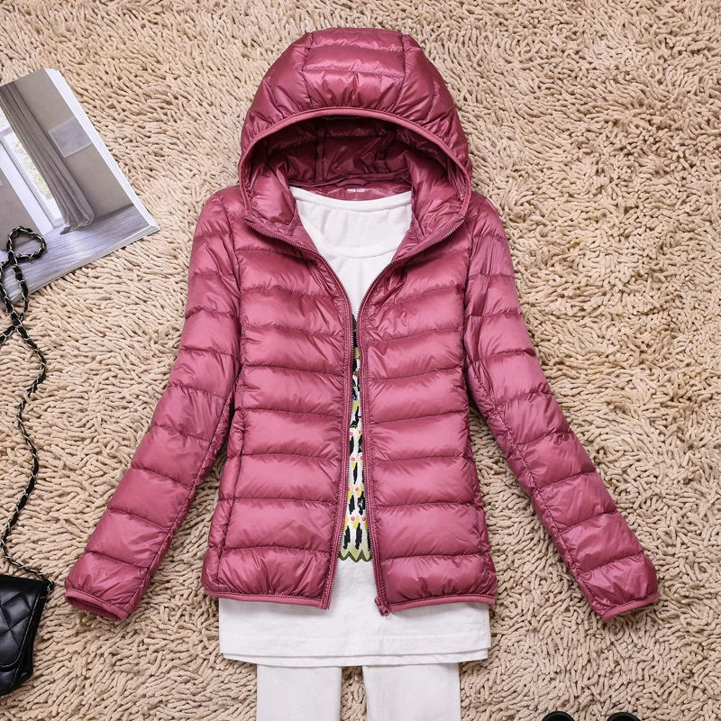 Luna Down Jacket | Hooded, Packable Travel
