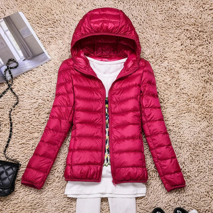 Luna Down Jacket | Hooded, Packable Travel