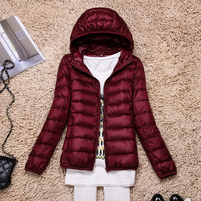 Luna Down Jacket | Hooded, Packable Travel