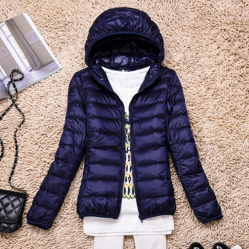 Luna Down Jacket | Hooded, Packable Travel