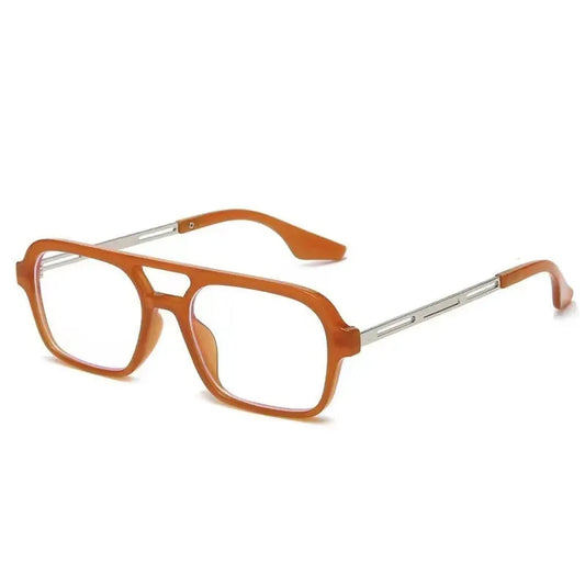 Women's Vintage Luxury Rectangular Sunglasses – UV Protection, Lightweight Resin Frame