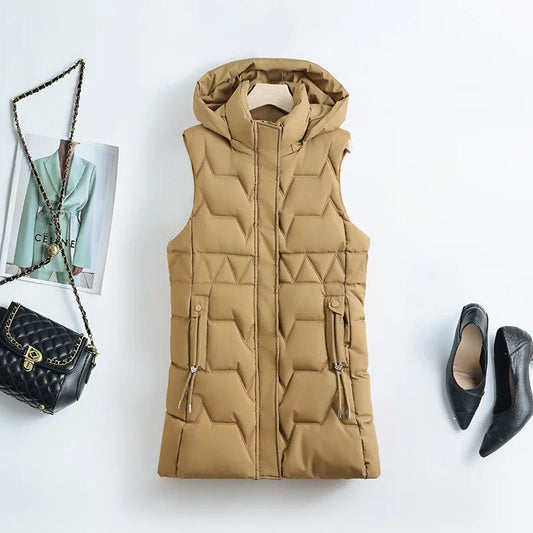 Luxe Puffer Vest | Hooded, Lightweight Down
