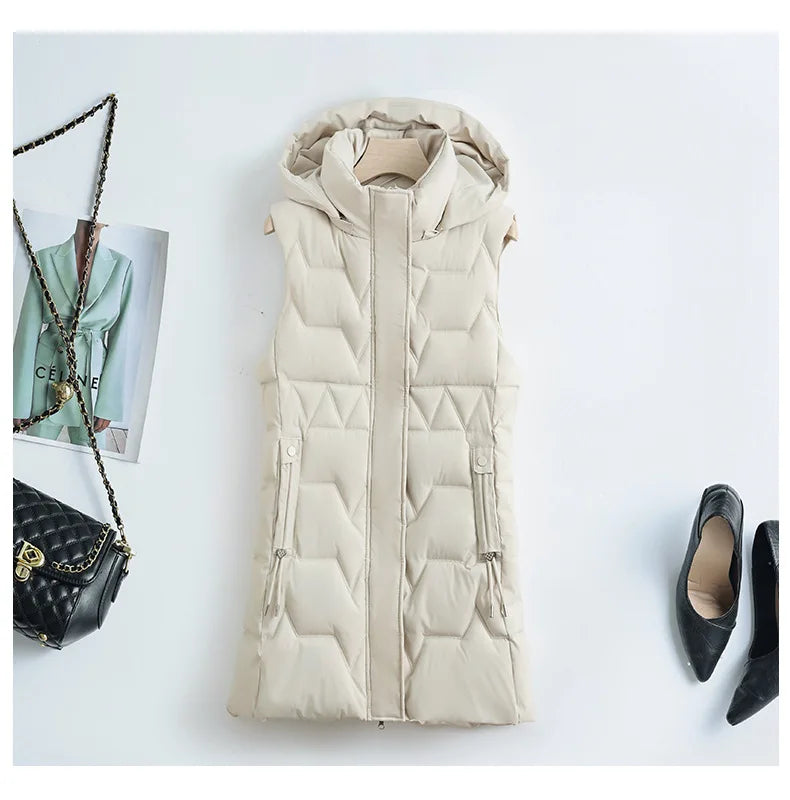 Veste matelassée de luxe | Capuche, duvet léger
