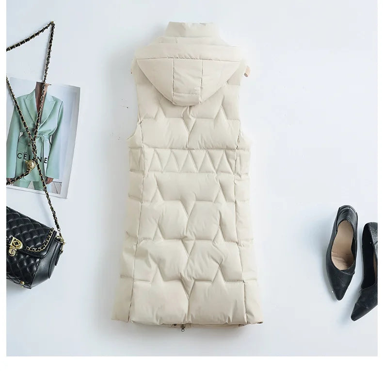 Veste matelassée de luxe | Capuche, duvet léger