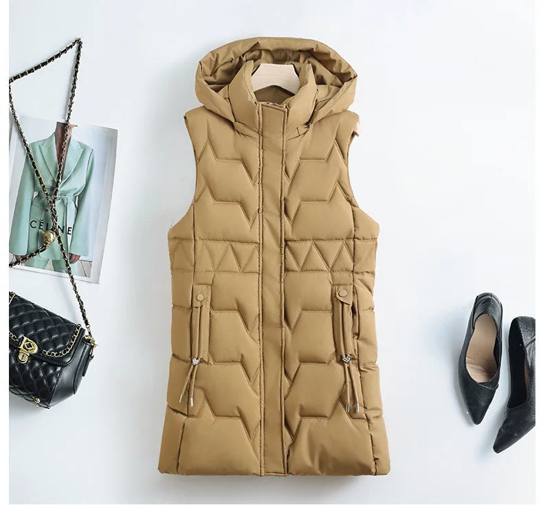Veste matelassée de luxe | Capuche, duvet léger