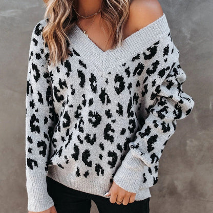 Luxe Vibe Sweater | Leopard Print, Relaxed Fit