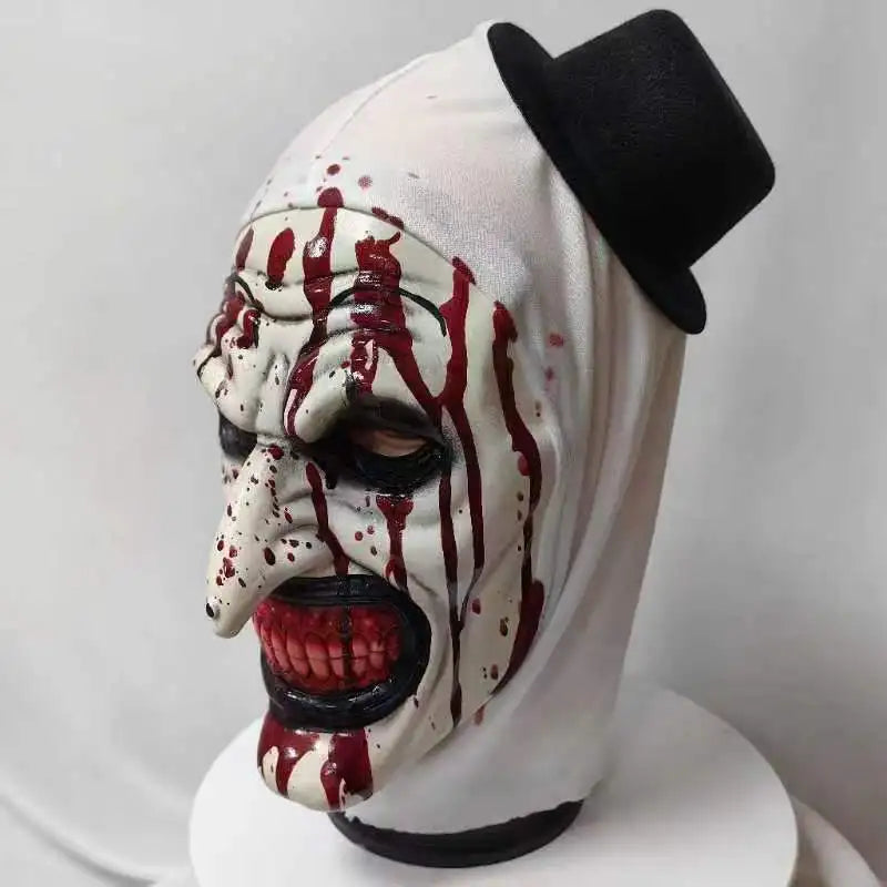 Masque de Clown Effrayant en Latex pour Halloween – Costume Terrifiant Unisexe