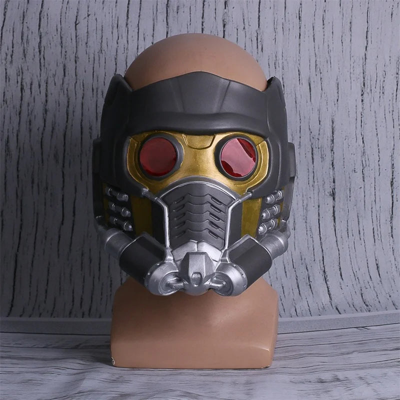 Masque de Star Lord en latex avec éclairage LED – Costume d'Halloween 2025