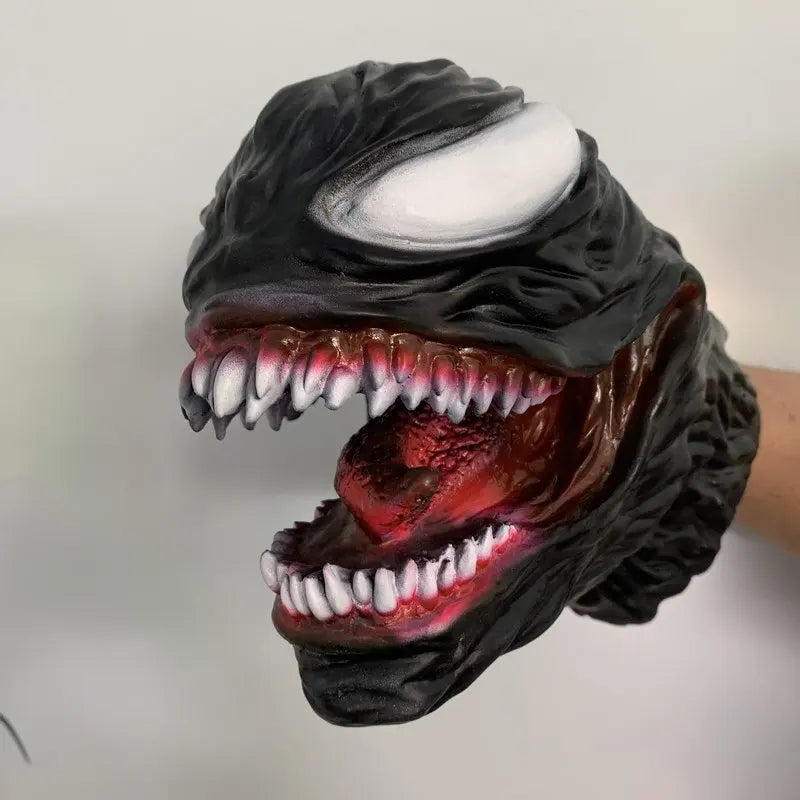 Masque en latex pour cosplay et Halloween – Casque intégral unisexe avec détails horrifiants
