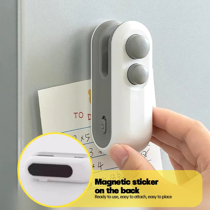 Mini Electric Sealer 2 in 1 for Food – Portable and USB-C Rechargeable