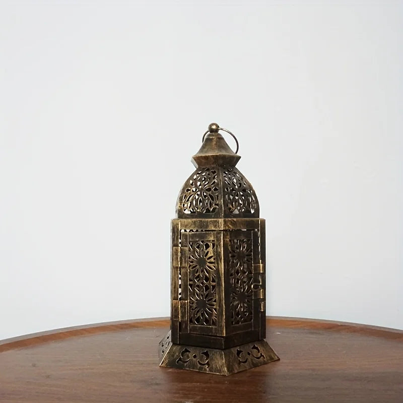 Mira Lantern Candelabra | Metal Retro Moroccan Design