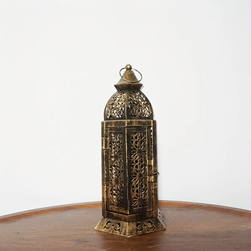 Mira Lantern Candelabra | Metal Retro Moroccan Design