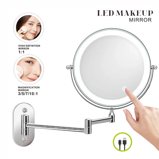 Mira Makeup Mirror | 10x Magnifying, USB Charging