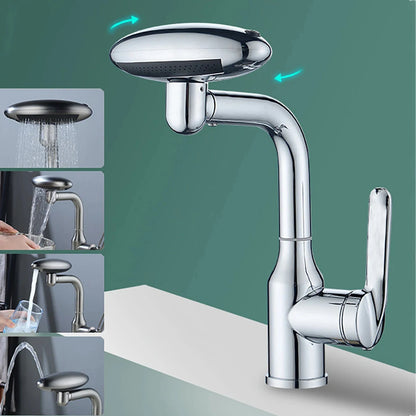 Robinet cascade Mira | 4 modes de sortie d'eau, rotation à 360°