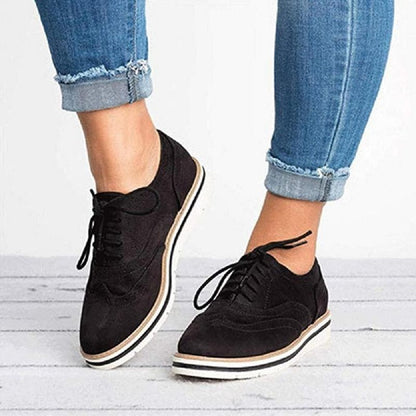 Mocassins légers en dentelle pour femmes – Chaussures noires durables pour le travail et les sorties décontractées