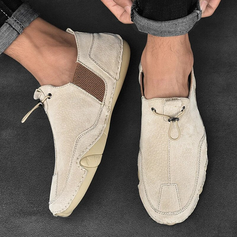 Genuine Leather Moccasins for Men with Orthopedic Support – Lightweight and Versatile Design for Casual and Formal Occasions
