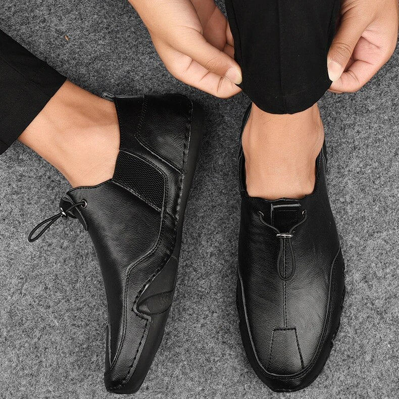 Genuine Leather Moccasins for Men with Orthopedic Support – Lightweight and Versatile Design for Casual and Formal Occasions