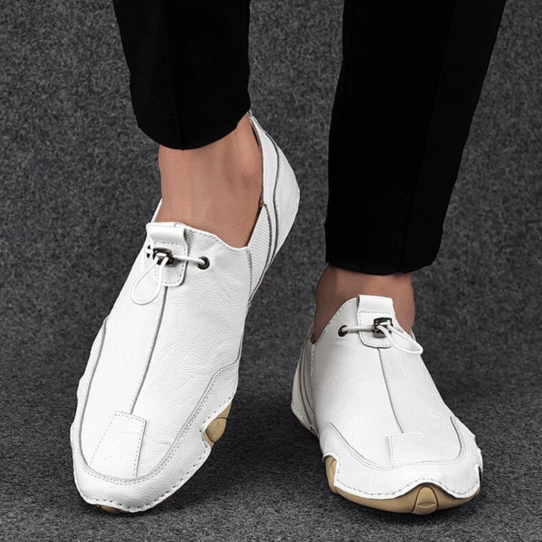 Genuine Leather Moccasins for Men with Orthopedic Support – Lightweight and Versatile Design for Casual and Formal Occasions