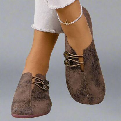 Mocassins en cuir de chèvre de qualité supérieure pour femmes – Confort et élégance pour le port quotidien