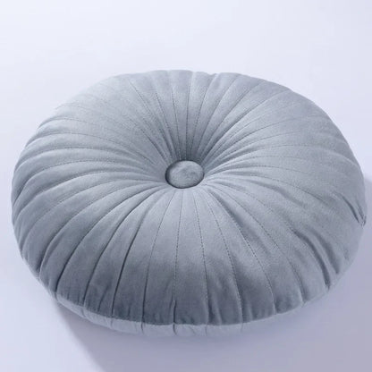Nora Pumpkin Pillow | Soft Velvet, Embroidered Design