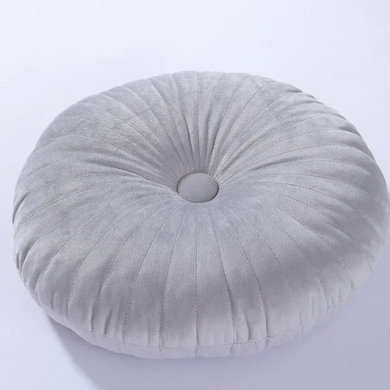 Nora Pumpkin Pillow | Soft Velvet, Embroidered Design