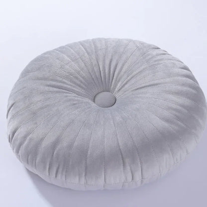 Nora Pumpkin Pillow | Soft Velvet, Embroidered Design